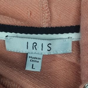 Iris crop long sleeve hoodie